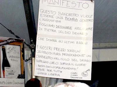 Giusta protesta ad Imagna 2005